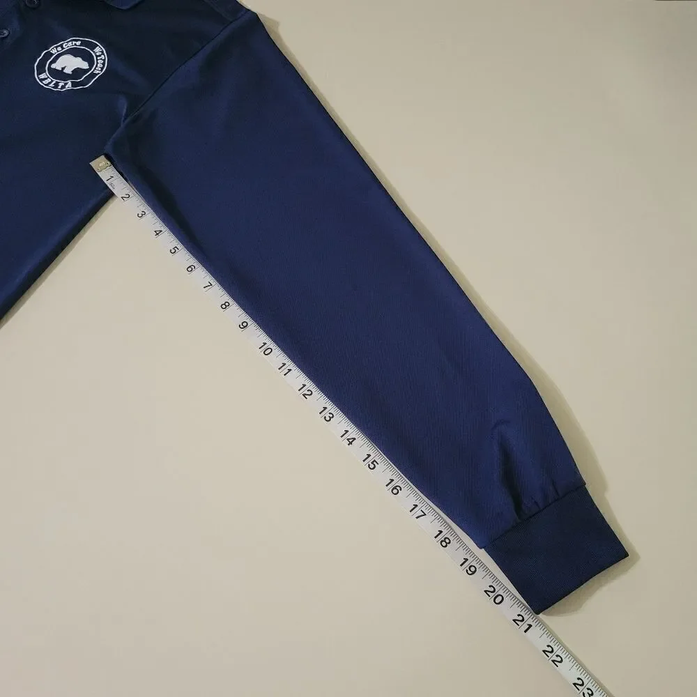 Sport-Tek® Women’s Navy Long Sleeve Micropique Sport-Wick® Polo